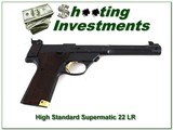High Standard Supermatic Trophy 22LR collector! - 1 of 4