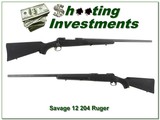 Savage Model 12 Varmint in 204 Ruger Exc Cond 26in HB - 1 of 4