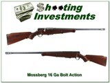 :Mossberg Model 190 bolt action 16 Ga - 1 of 4