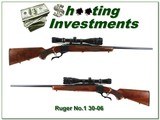 Ruger No.1 B early pre-Warning Red Pad in 30-06 - 1 of 4