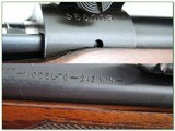 Winchester Model 70 pre-64 1962 243 Varmint Exc Cond Leupold - 4 of 4