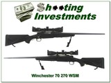 Winchester 70 270 WSM New Haven Made Nikon Monarch - 1 of 4