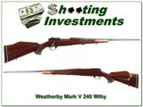 Weatherby Mark V Deluxe 26in German 240 Wthy Mag - 1 of 4