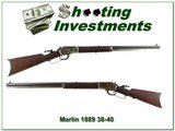 Marlin 1889 38-40 made in 1890 Antique - 1 of 4