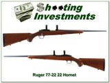Ruger 77-22 in 22 Hornet Exc Cond! - 1 of 4