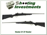 Nosler 21 in 27 Nosler Caliber near new - 1 of 4