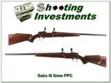 Sako III Varmint in 6 PPC near new repeater - 1 of 4