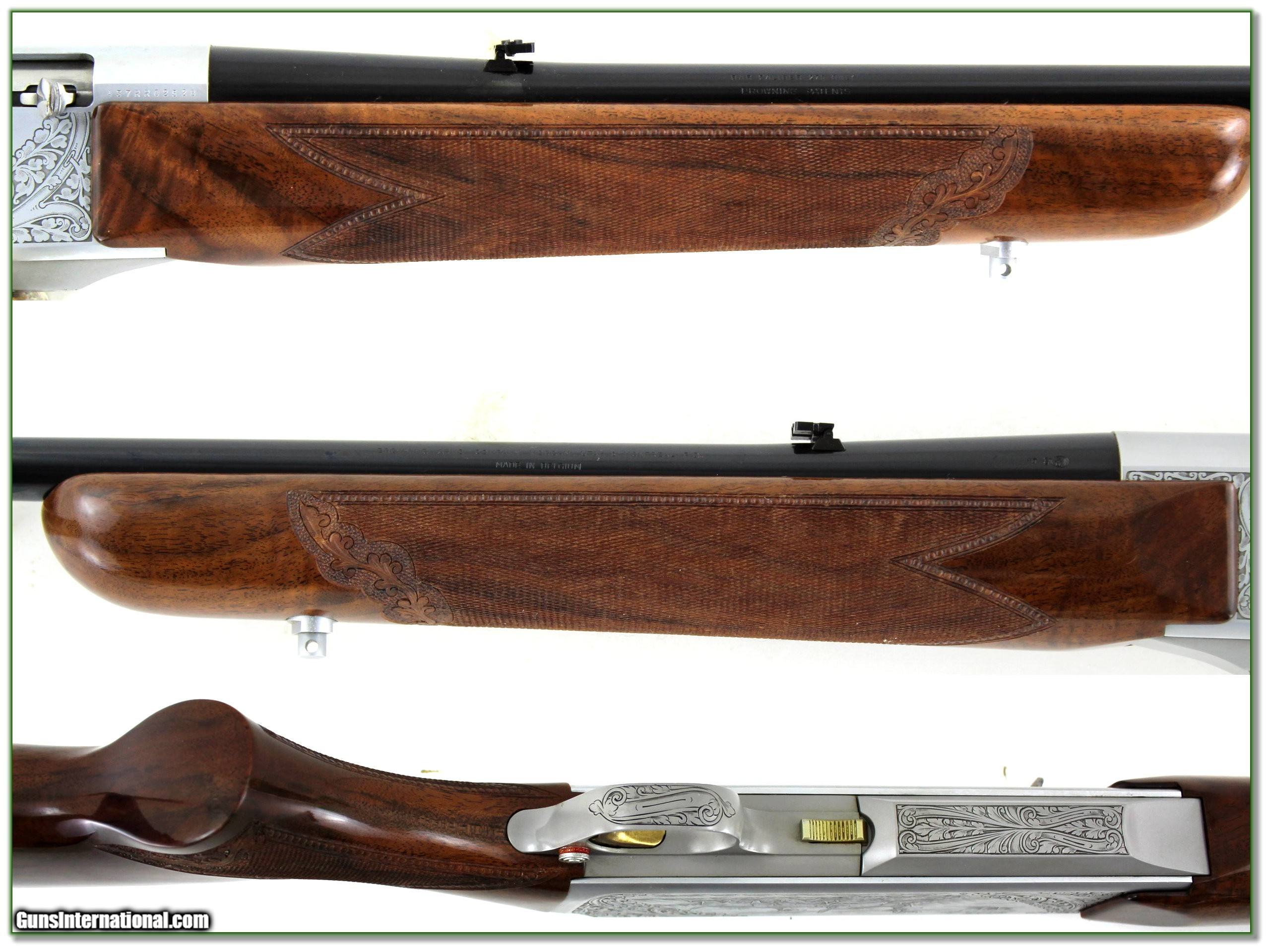 Browning BAR Grade 4 1977 Belgium made Hand Engraved signed 270 Win MINT!