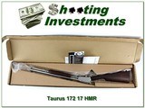 Taurus Model 172 stainless 17 HMR unfired in box! - 1 of 4