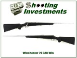Winchester 70 Classic Stainless New Haven made in 338 Win looks unfired - 1 of 4