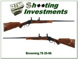 Browning Model 78 in hard to find 25-06 Rem 26in Octagonal - 1 of 4