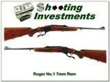 Ruger No.1 Light Sporter Red Pad in hard to find 7X57 Mauser - 1 of 4