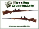 Weatherby Vanguard Deluxe in 243 Win nice wood! - 1 of 4