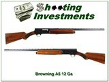 Browning A5 Light 12 1954 Belgium UNFIRED MINT all original - 1 of 4