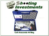 Colt Anaconda 44 Mag polished stainless 6in ANIC - 1 of 4