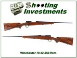 RARE Winchester 70 Lightweight in 22-250 Rem XX Wood! - 1 of 4