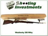 Weatherby Mark V Deluxe in 300 Wthy as new in box! - 1 of 4