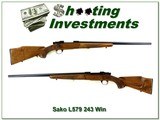 Sako L579 Forester Varmint 243 Win Bofors Steel collector! - 1 of 4