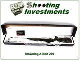 Browning A-Bolt II Eclipse 270 Win BOSS in Box! - 1 of 4