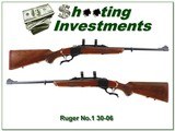 Ruger No.1 Sportier Red Pad pre-warning 30-06 Exc Cond! - 1 of 4