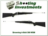 Browning A-Bolt Stainless Stalker with BOSS 300 WSM! - 1 of 4