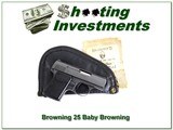 Baby Browning 25 ACP in pouch with manual - 1 of 4