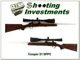 Cooper Model 21 Varmint 6mm PPC XX Wood Burris 8-32 scope - 1 of 4