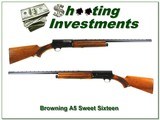 Browning A5 Sweet Sixteen 67 Belgium Blond VR - 1 of 4