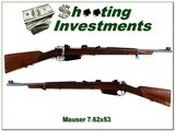Custom Mauser Sportier in 7.62x53 hand carved checkered original stock - 1 of 4