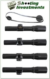 Burris 4X Mini GLOSS compact high-quality scope with covers! - 1 of 1