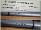 Kimber 82 Classic Kimber of Oregon 22LR NIB! 2 consecutive serial numbers! - 4 of 4