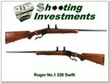 Ruger No.1 B Red Pad in 220 Swift Exc Cond! - 1 of 4