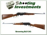 Browning early BLR in 243 Win near new collector! - 1 of 4