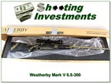 Weatherby Mark V 6.5-300 Ducks Unlimited with Leupold NIB! - 1 of 4