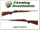 Ruger 77-22 22LR 1984 First Year made gun Exc Cond! - 1 of 4