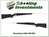 Browning A-Bolt II Stainless Stalker in 300 Win Mag Exc Cond! - 1 of 4
