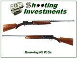 Browning A5 Light 12 55 Belgium made Vent Rib Exc Cond! - 1 of 4