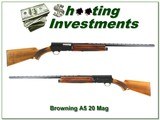 Browning A5 Magnum 20 Ga 67 Belgium looks unfired! - 1 of 4