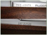 Ruger 77 Mannlicher Stainless Walnut 250 Savage looks new - 4 of 4