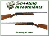 Browning A5 20 Ga 68 Belgium 26in VR IC! - 1 of 4