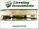 Remington 700 Varmint Special 222 Rem XX Wood like new in box - 1 of 4