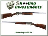 Browning A5 Ducks Unlimited 20 Ga - 1 of 4