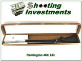 Remington 40-X B KS Custom Shop Kevlar stock 243 Like New in BOX! - 1 of 4