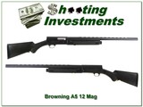 Browning A5 Stalker “classic” 12 Mag 26in Invector Exc Cond! - 1 of 4