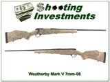 Weatherby Mark V Ultra-light in hard to find 7mm-08 Exc Cond! - 1 of 4