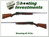 Browning A5 Pre-War made in Belgium in 1925 16 Ga! - 1 of 4
