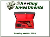 Browning Medalist 22 Auto 70 Belgium exc collector cond in case! - 1 of 4