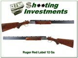 Ruger Red Label Red Pad 26in choke tubes Exc Cond!