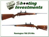 Remington 700 Mountain rifle in 270 Winchester made in 1991