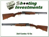 Antonio Zoli Combination Gun 12 Ga over 6.5x55 Exc Cond